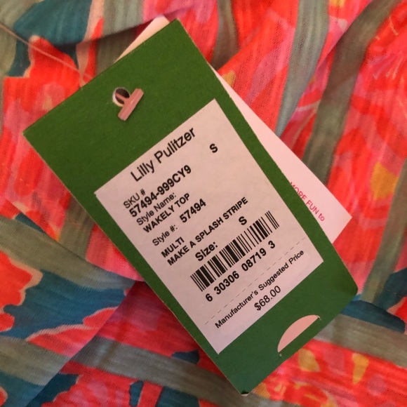 Lilly Pulitzer sleeveless top, NWT, size Small - Picture 3 of 4